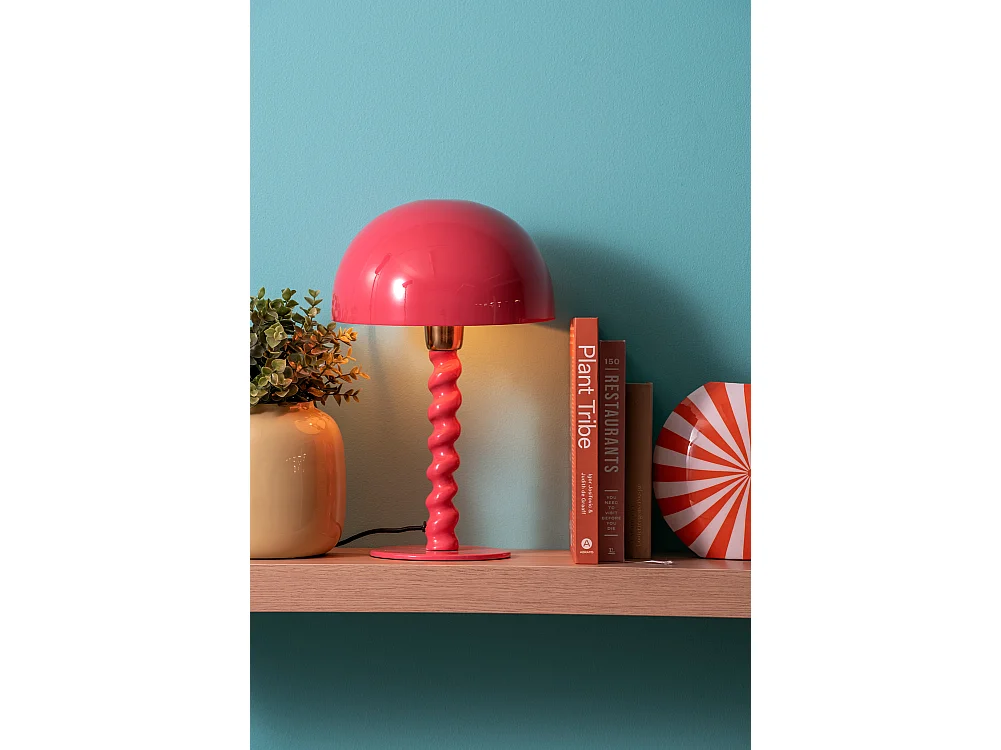Lampe de table Prisa - Rose vif