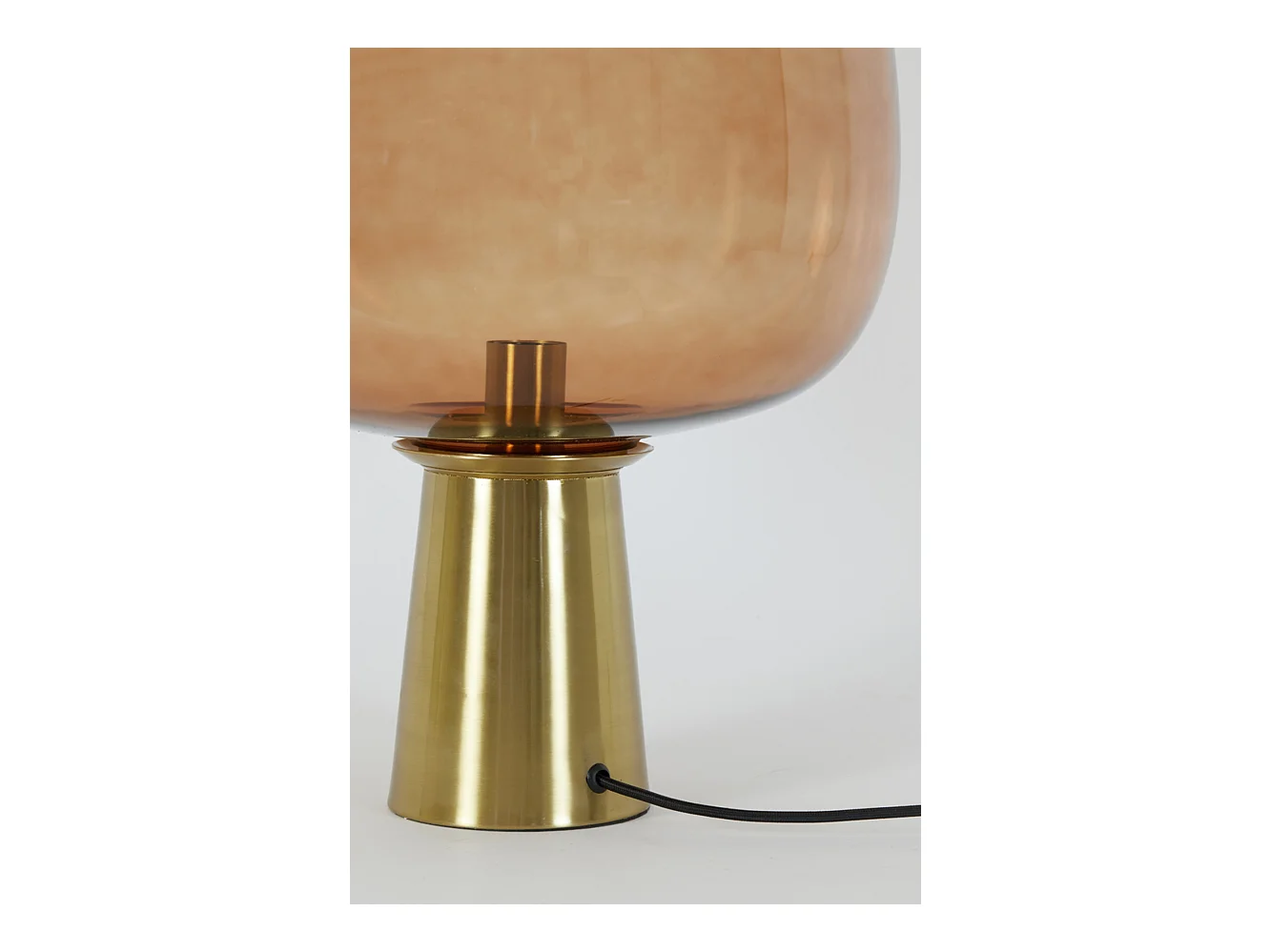 Tischlampe MAYSONY - Ø40x59cm - Braun