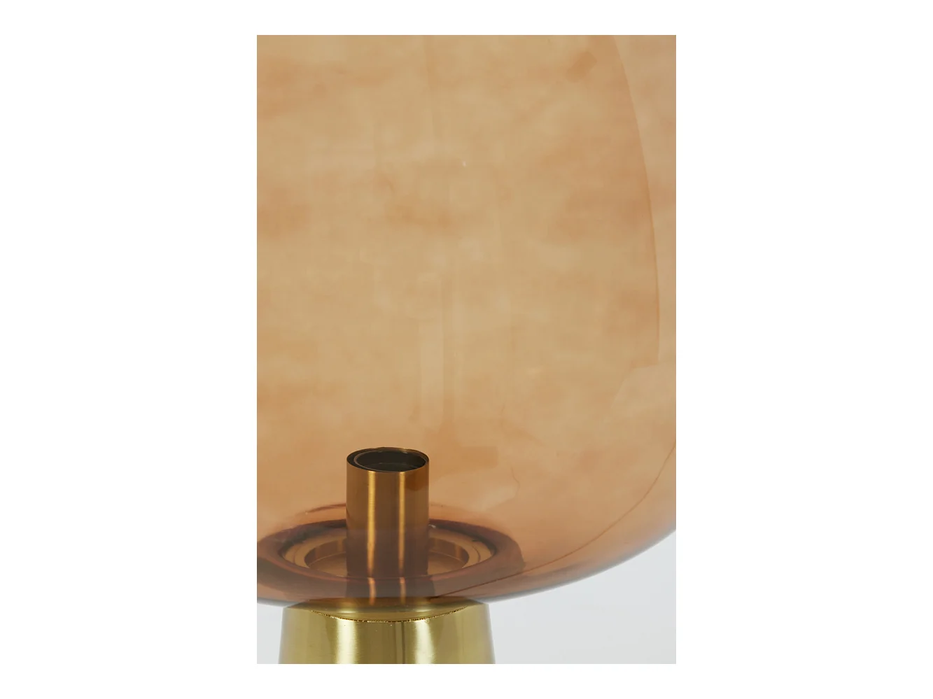 Tischlampe MAYSONY - Ø40x59cm - Braun