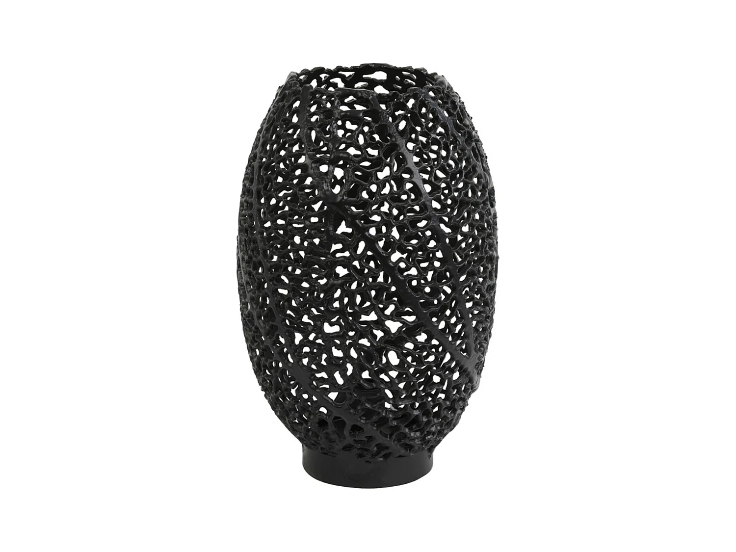Lampe de table SINULA - Ø24x40cm - Noir