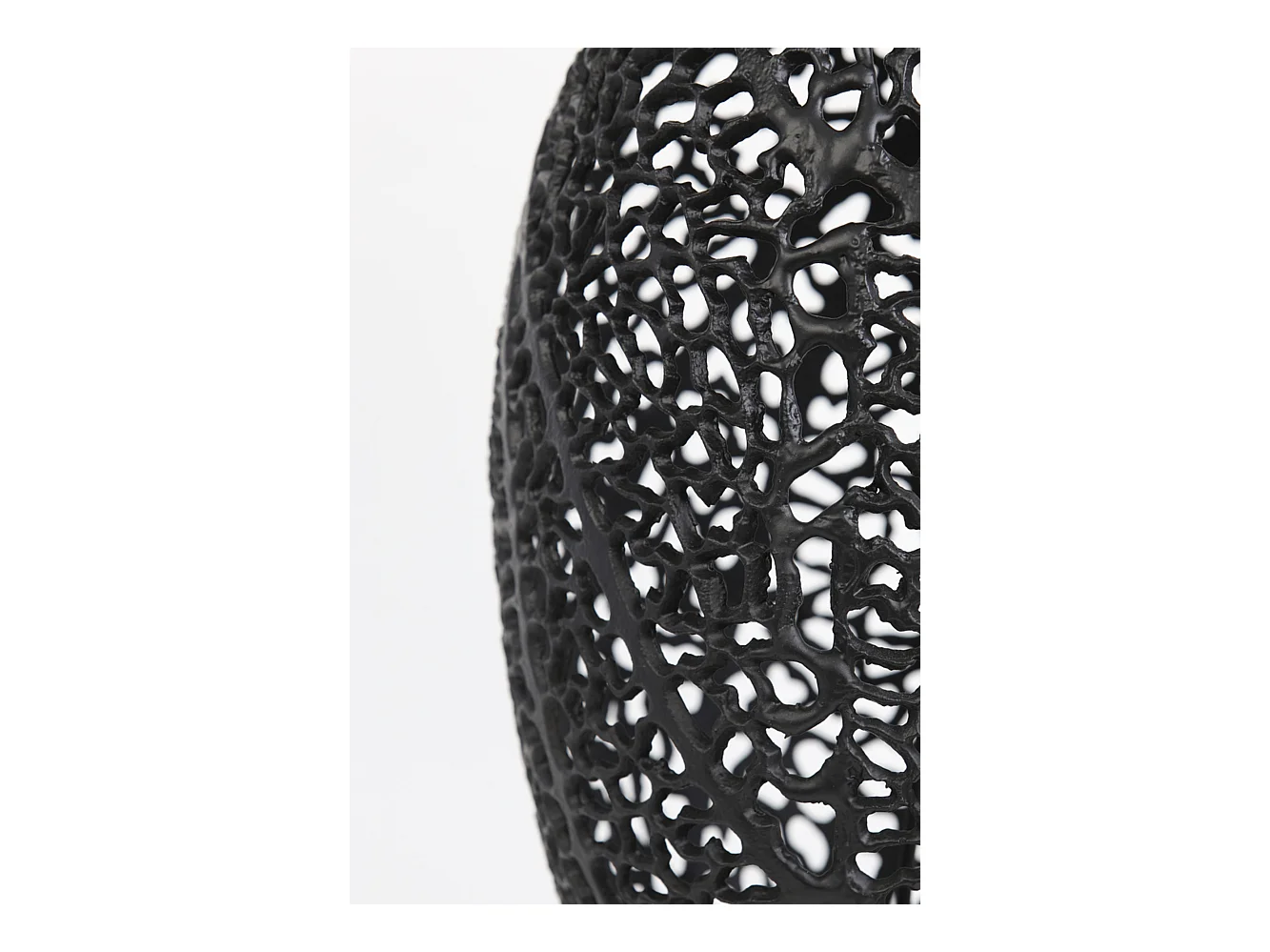 Lámpara de mesa SINULA - Ø24x40cm - Negro