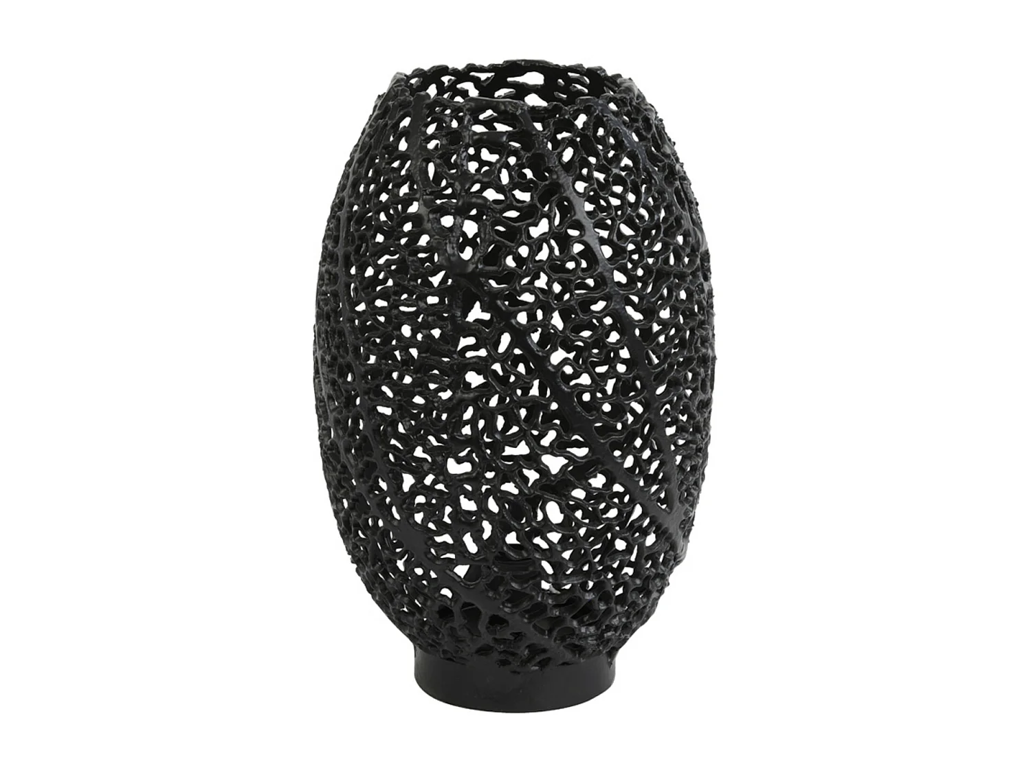 Lampe de table SINULA - Ø24x40cm - Noir