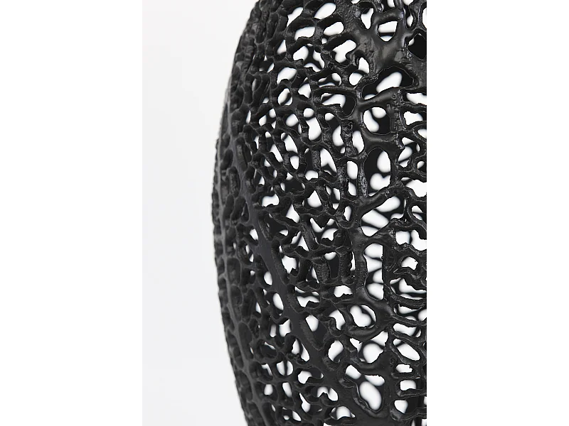 Lampe de table SINULA - Ø24x40cm - Noir