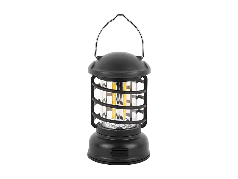 Tischlampe Camping Laterne LED - Schwarz