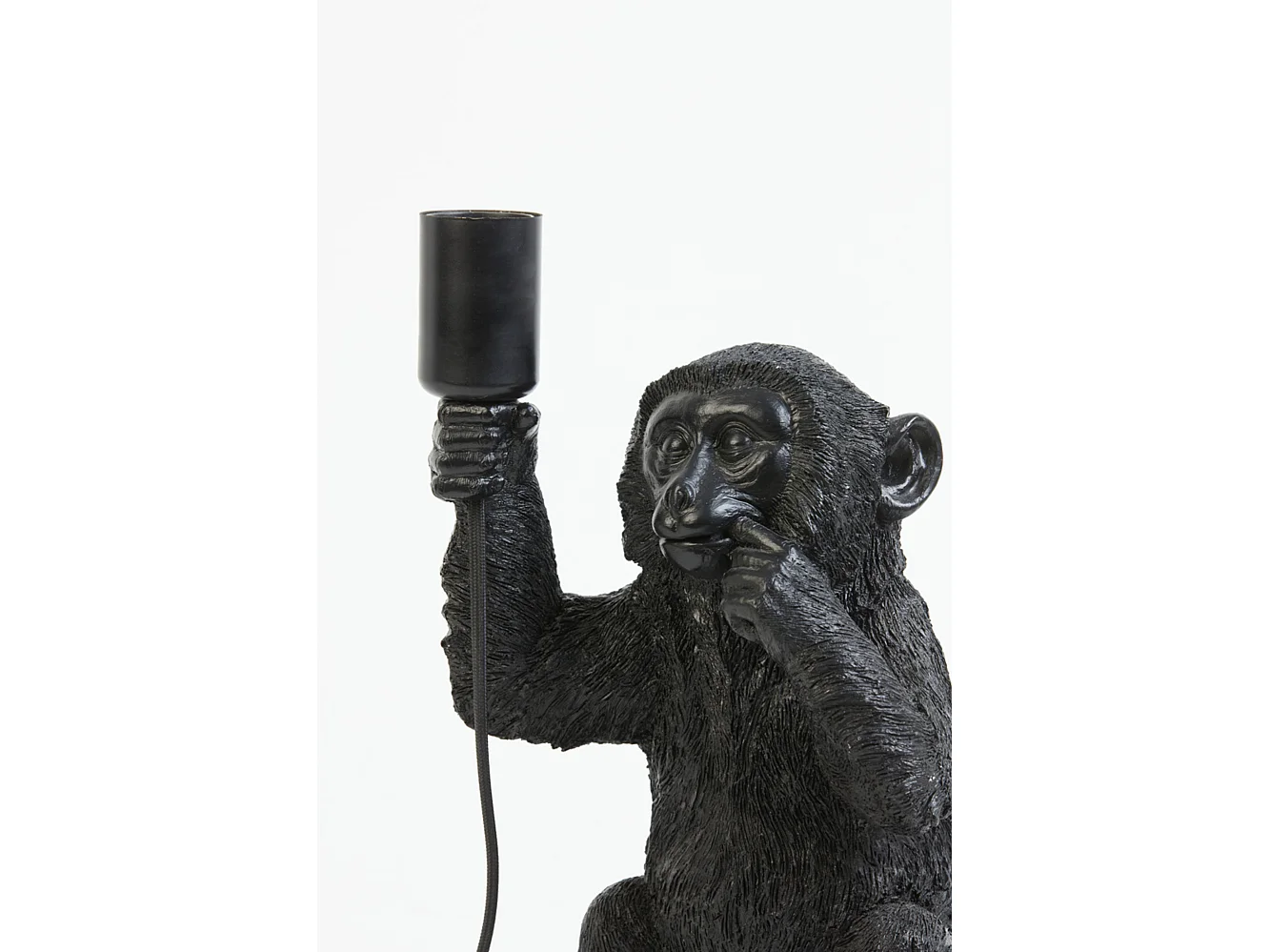Lampe de table MONKEY - 20x19,5x34cm - Noir