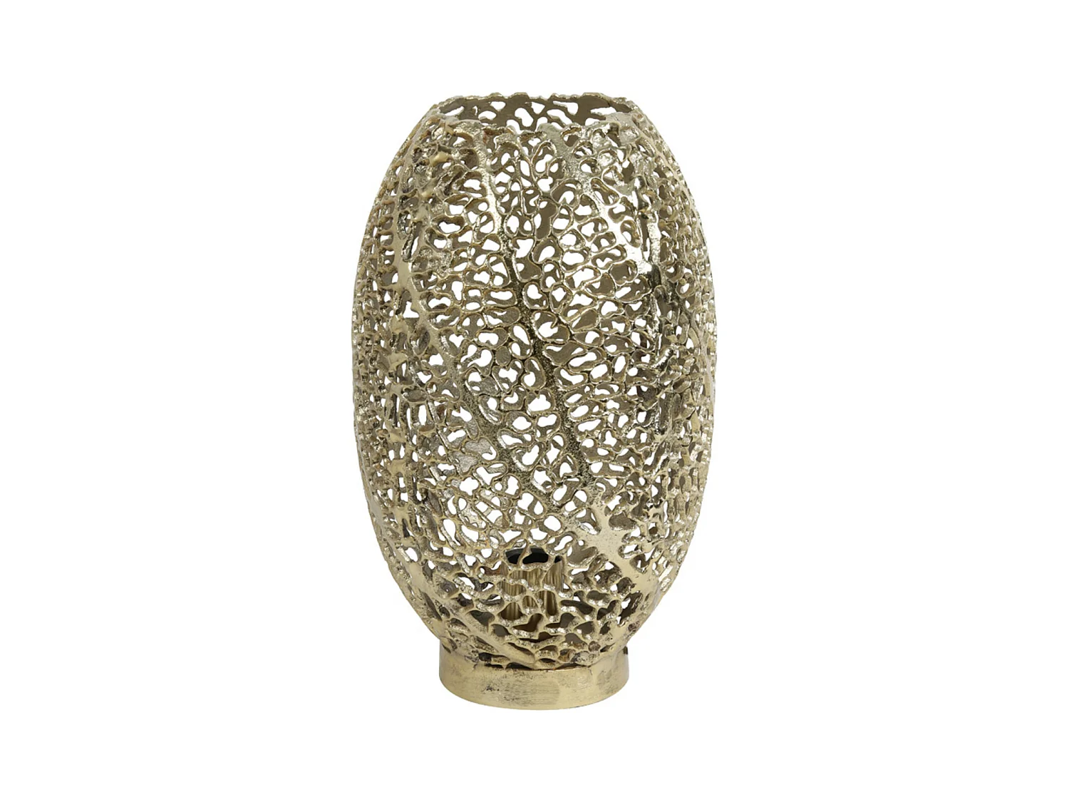 Lampe de table SINULA - Ø24x40cm - Doré