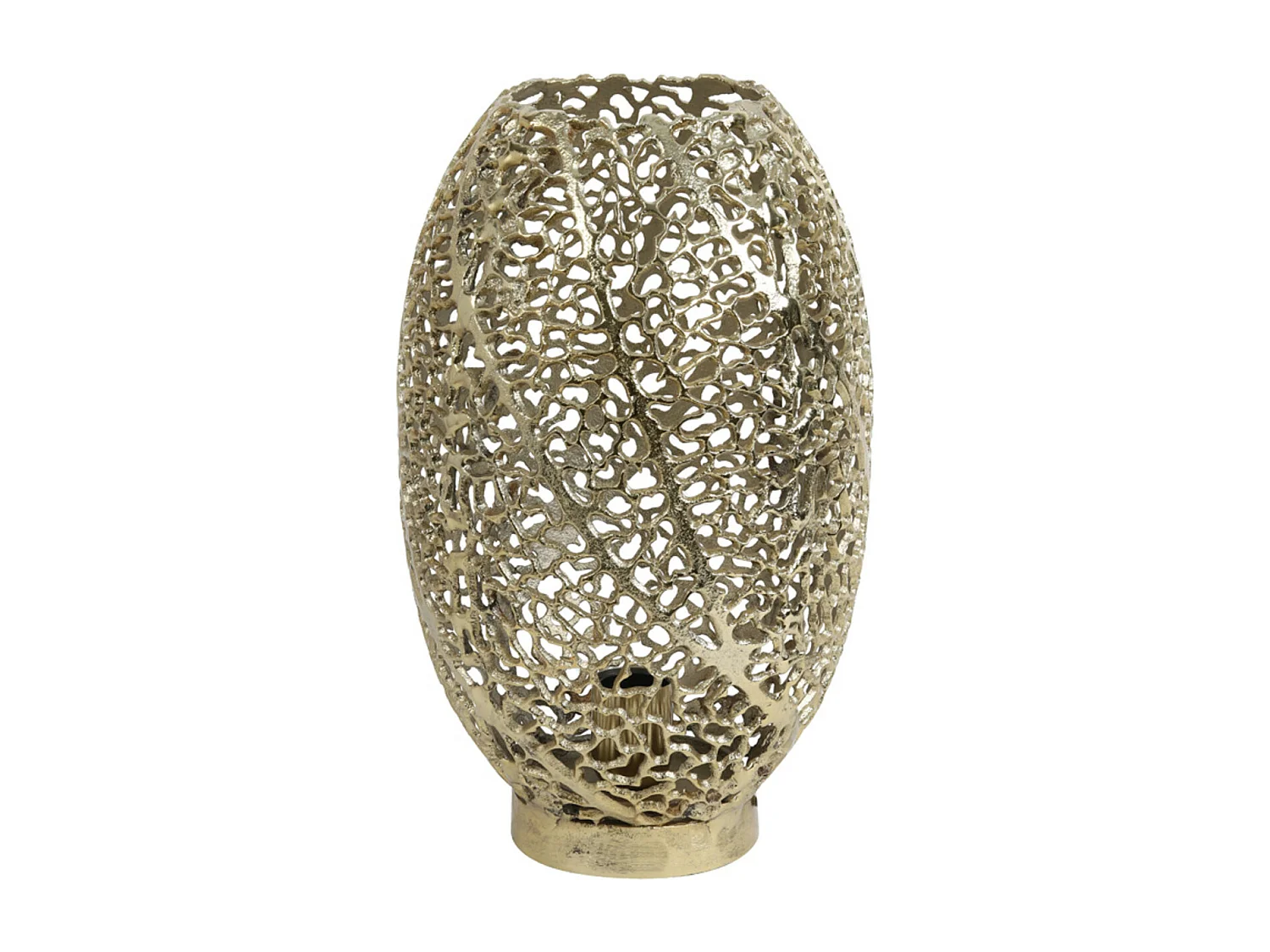 Lampe de table SINULA - Ø24x40cm - Doré