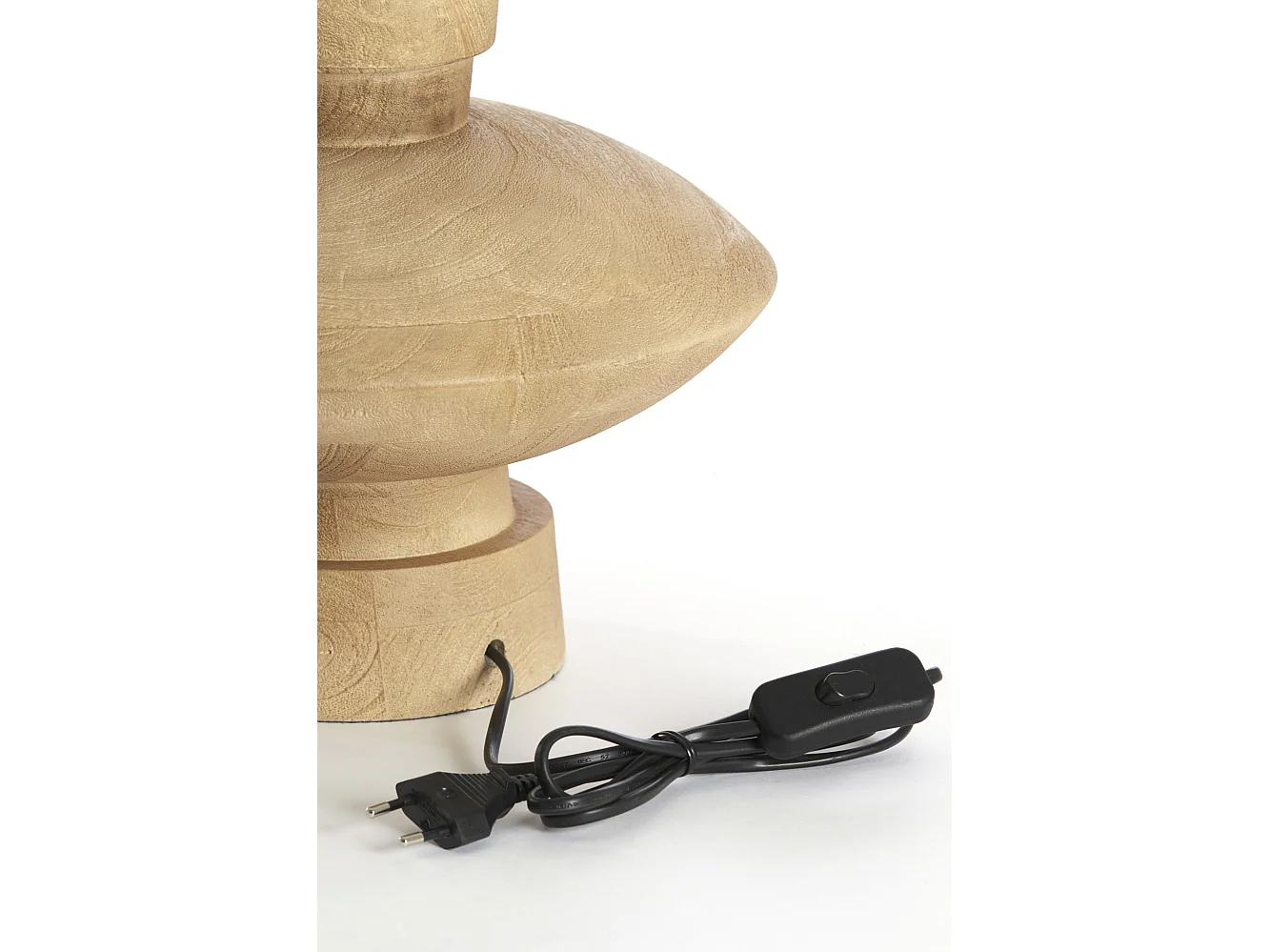 Pied de lampe FIERA - Ø31x31cm - Marron