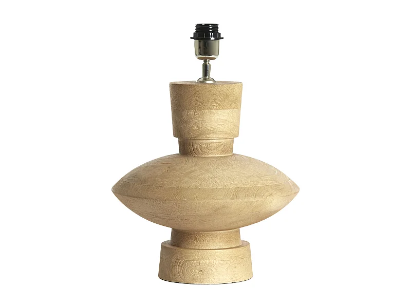 Pied de lampe FIERA - Ø31x31cm - Marron