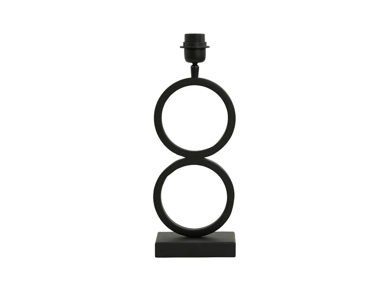 Pied de lampe STELIOS - 15x10x36cm - Noir