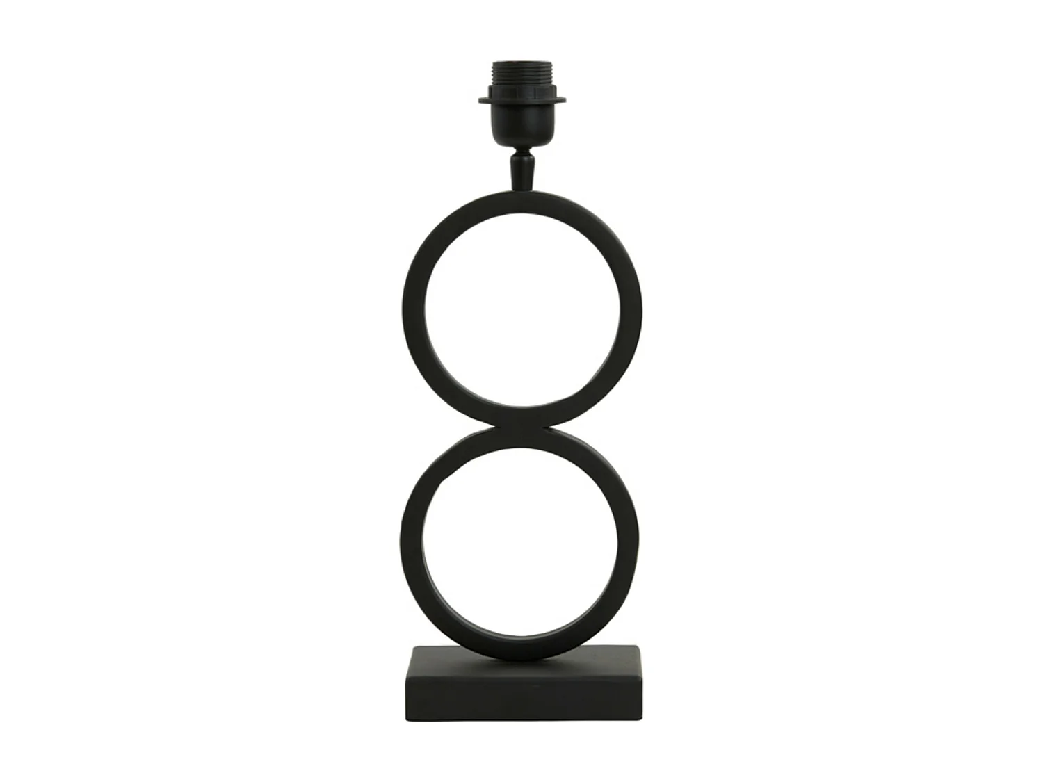 Pied de lampe STELIOS - 15x10x36cm - Noir