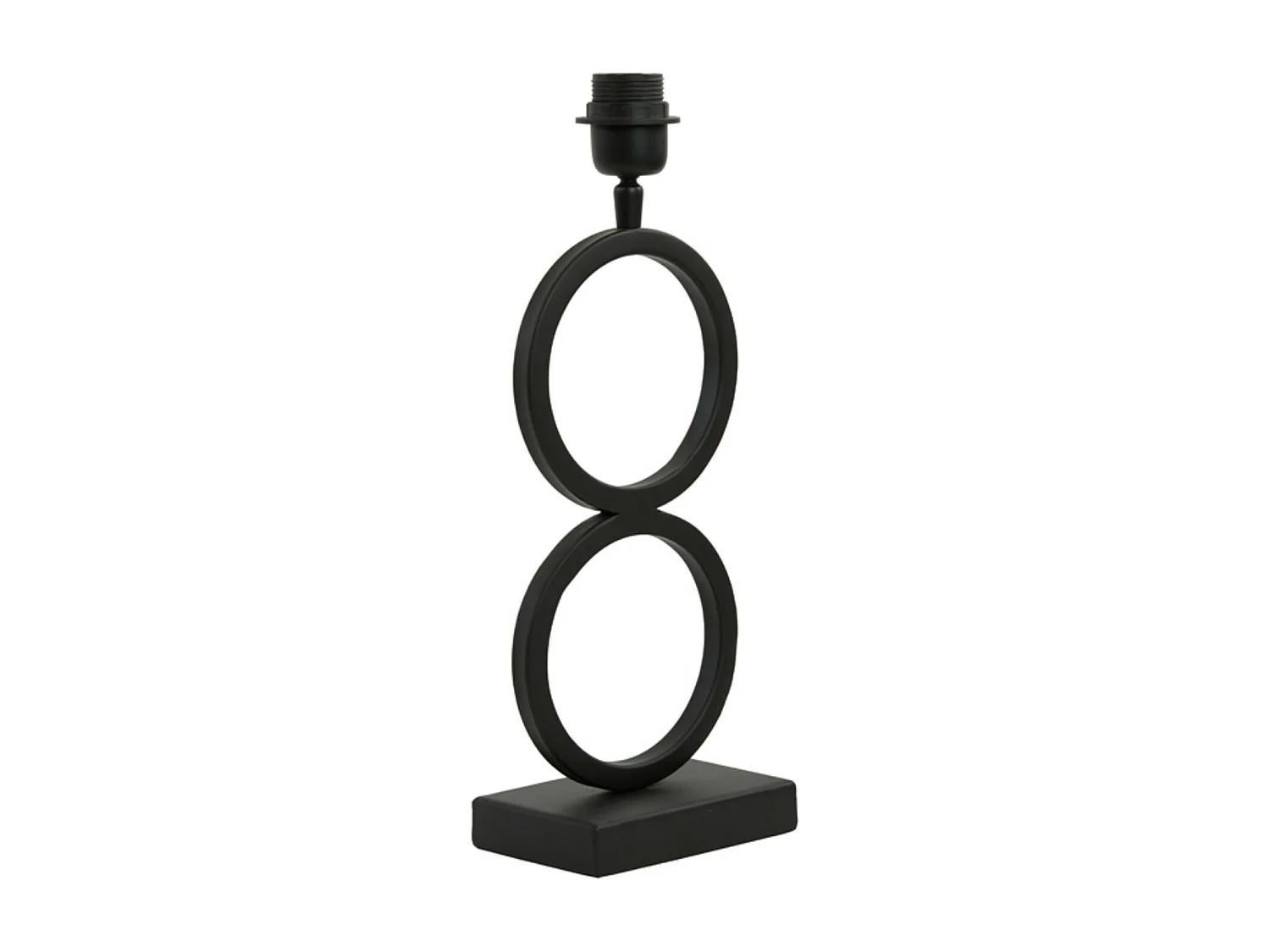 Pied de lampe STELIOS - 15x10x36cm - Noir