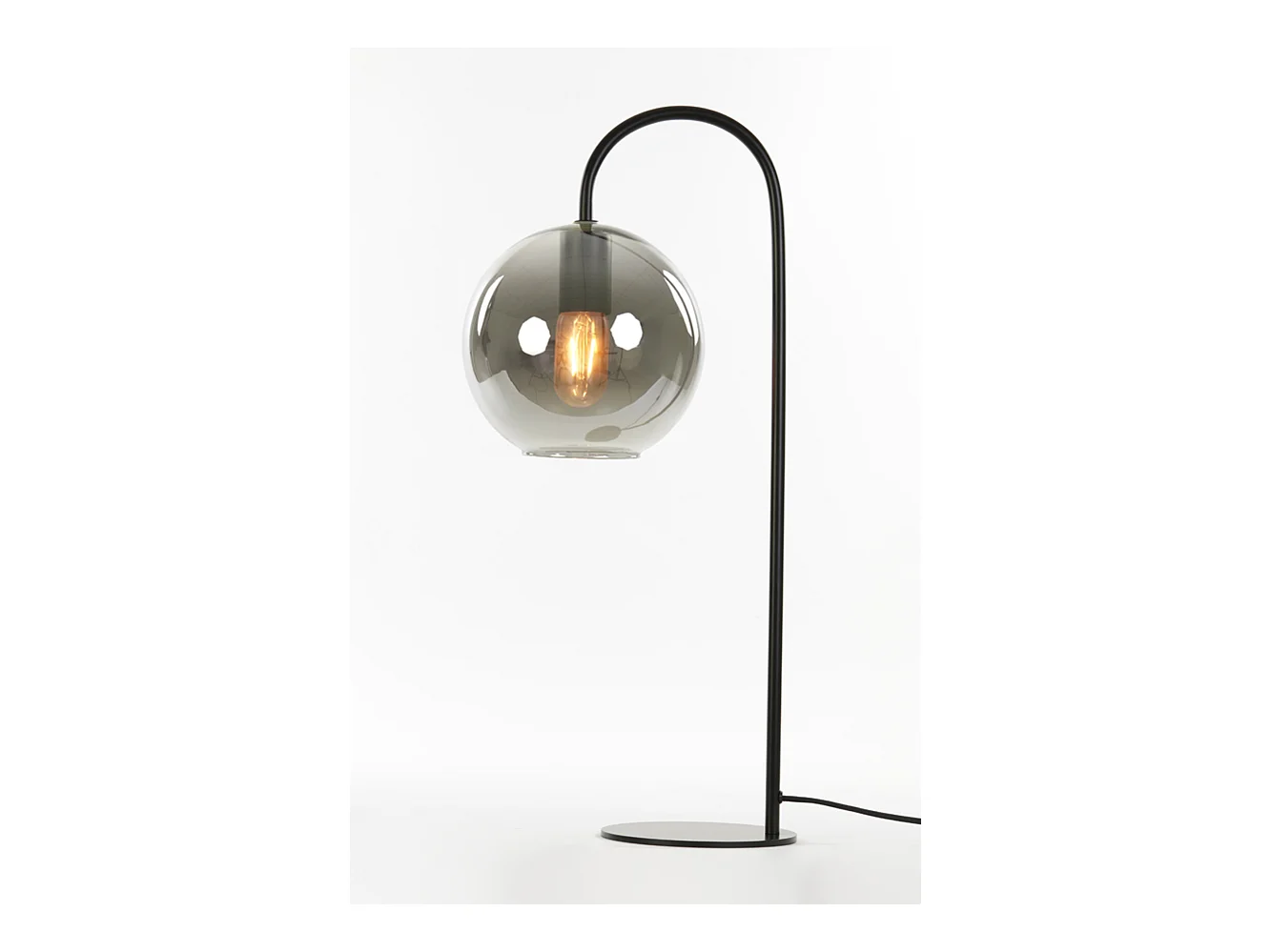 Tischlampe SUBAR - 28x20x60cm - Grau