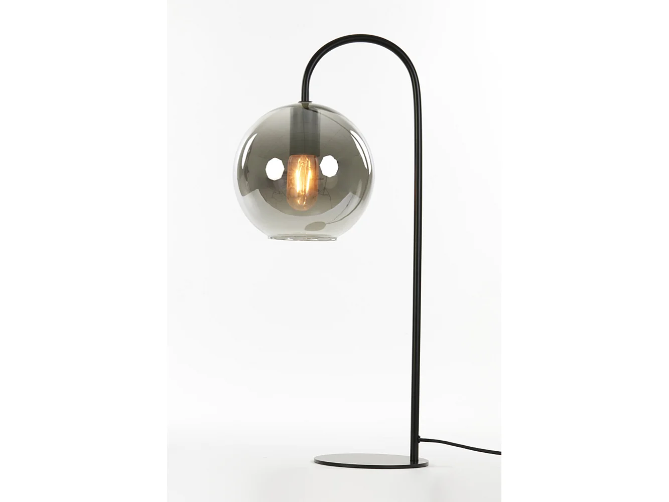 Lámpara de mesa SUBAR - 28x20x60cm - Gris