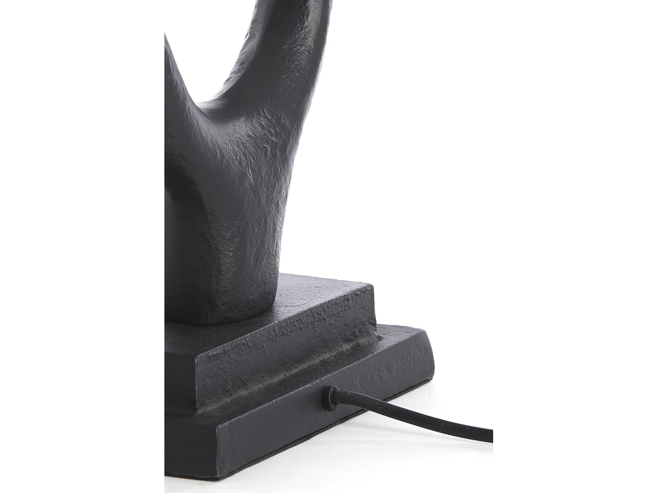 Base de lámpara GAVI - 20x11x65cm - Negro