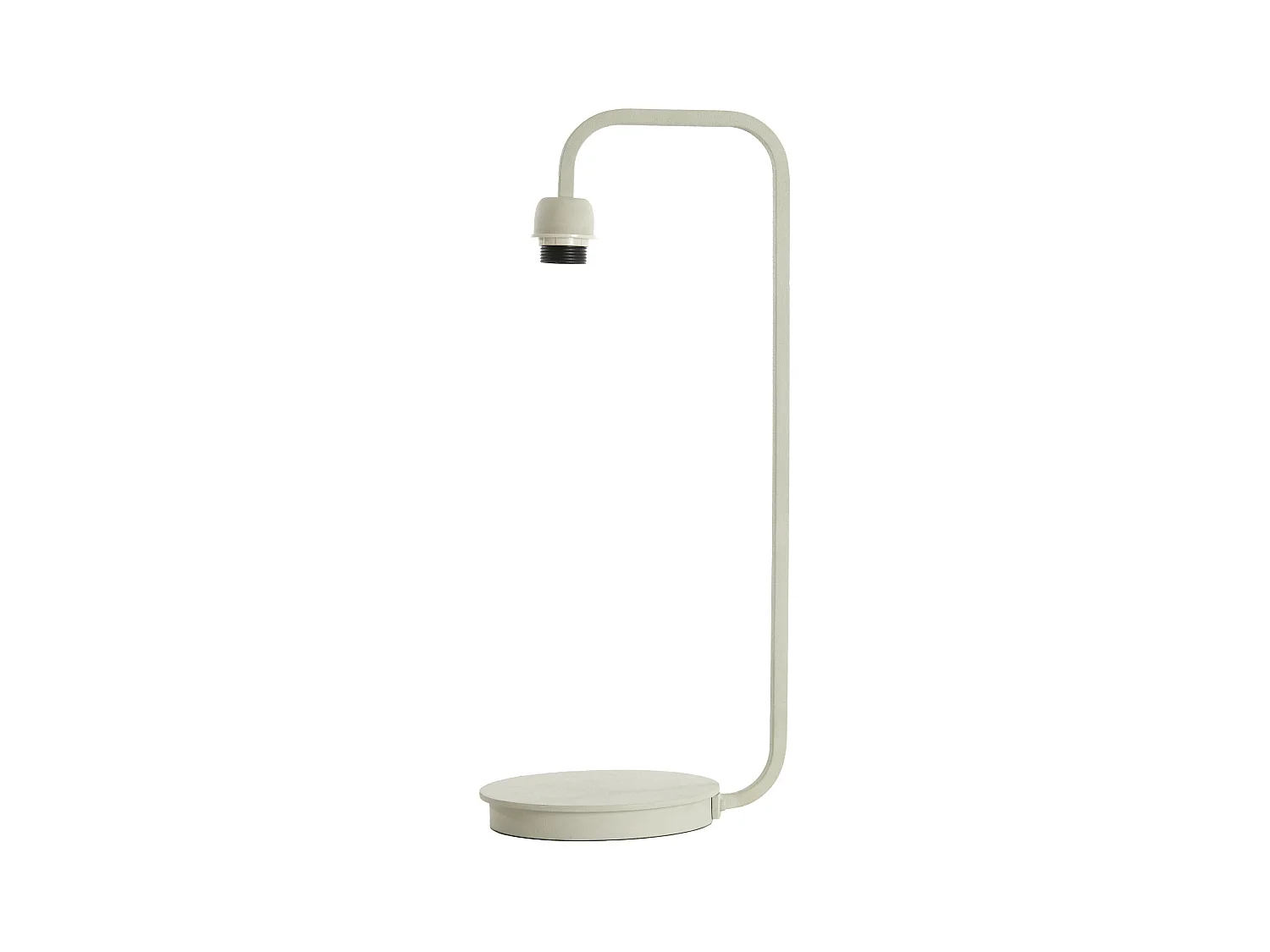 Pied de lampe MARENO - 26,5x20x60cm - Blanc
