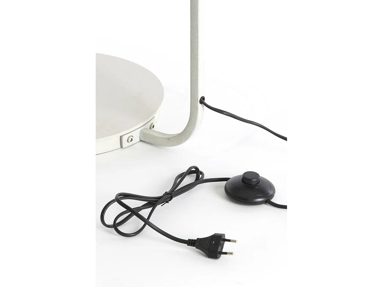 Pied de lampe MARENO - 26,5x20x60cm - Blanc