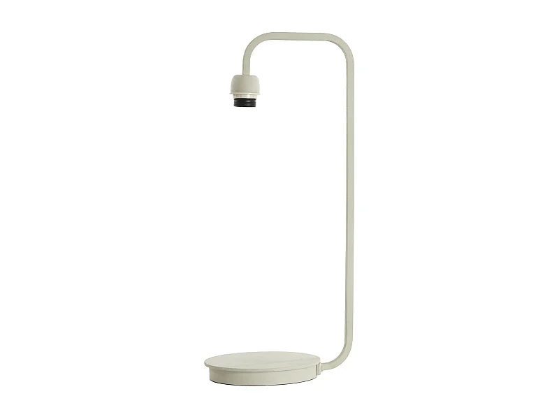 Pied de lampe MARENO - 26,5x20x60cm - Blanc