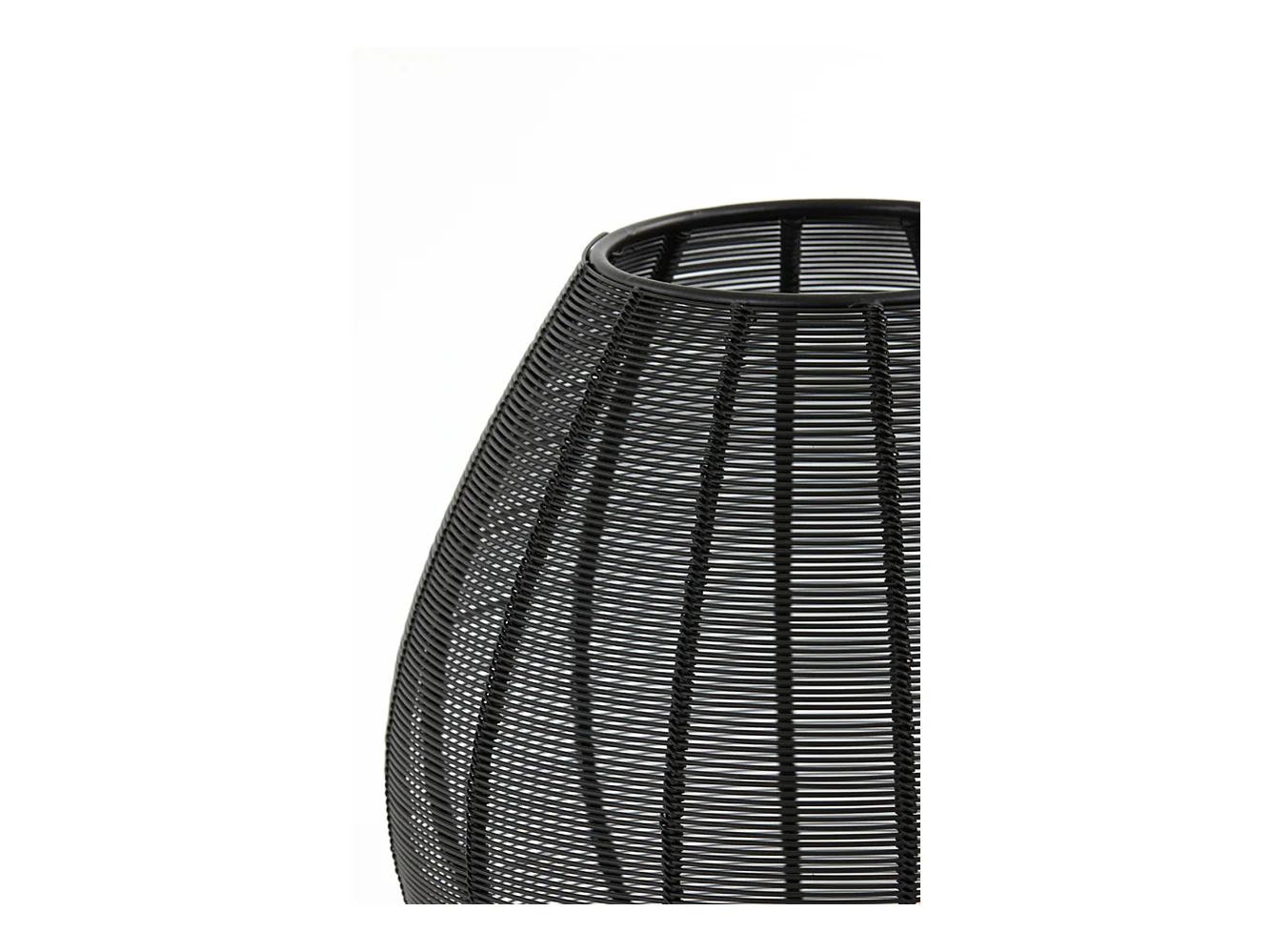 Tischlampe SUNEKO - 25x25x34cm - Schwarz