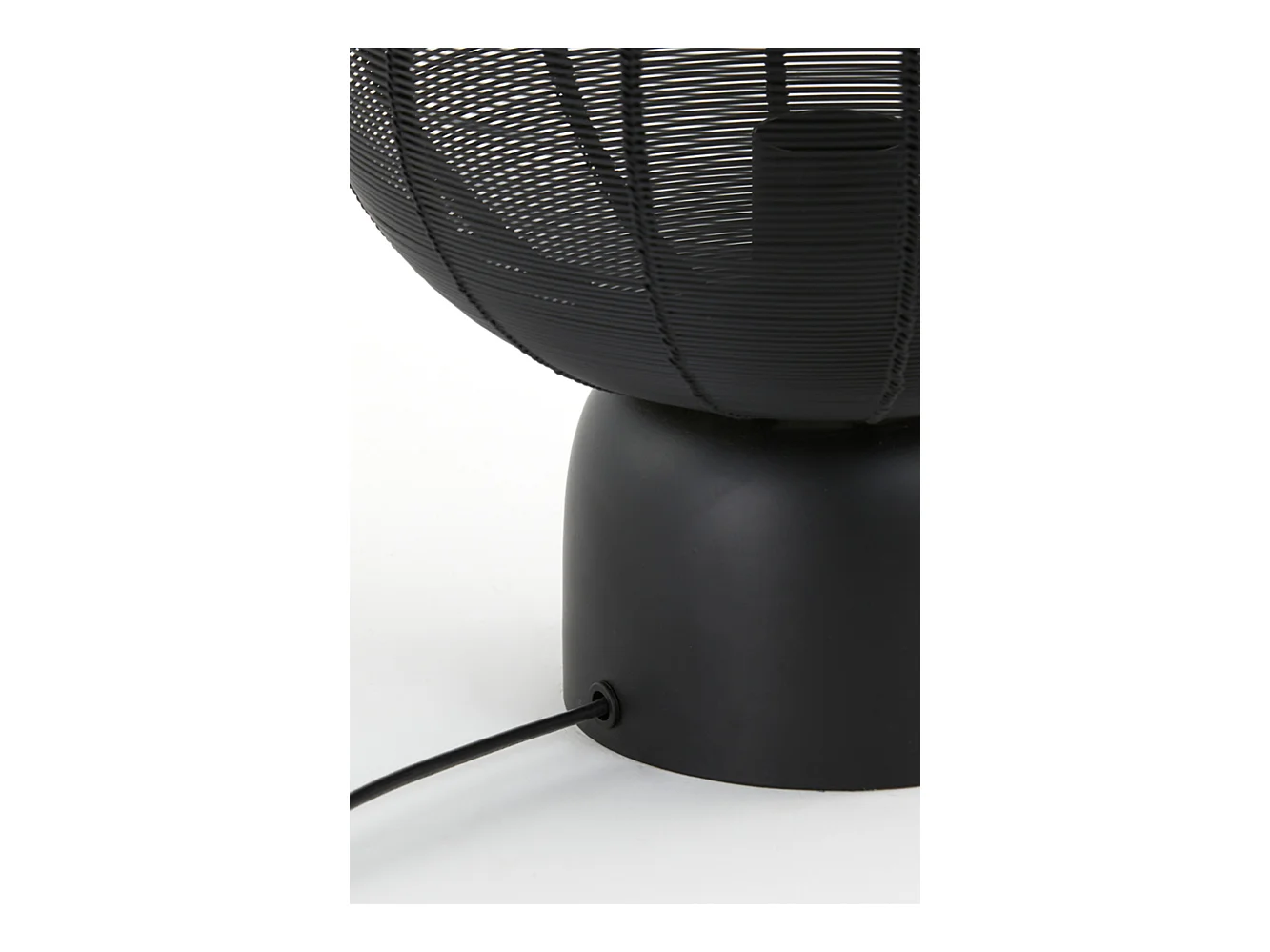 Tischlampe SUNEKO - 25x25x34cm - Schwarz