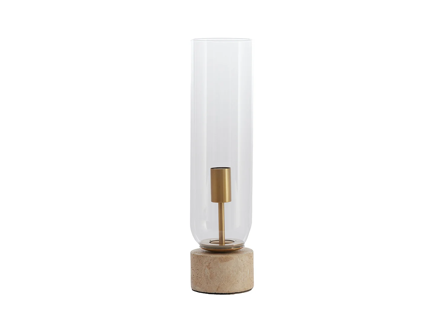 Lampe de table RYLANO - Ø12x47cm - Transparent