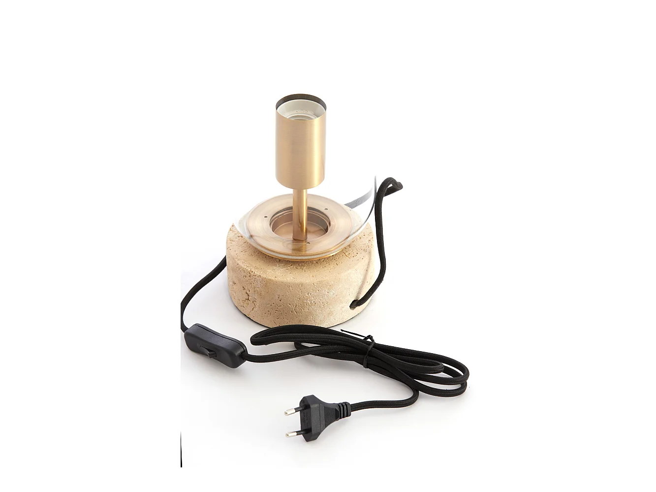 Lampe de table RYLANO - Ø12x47cm - Transparent