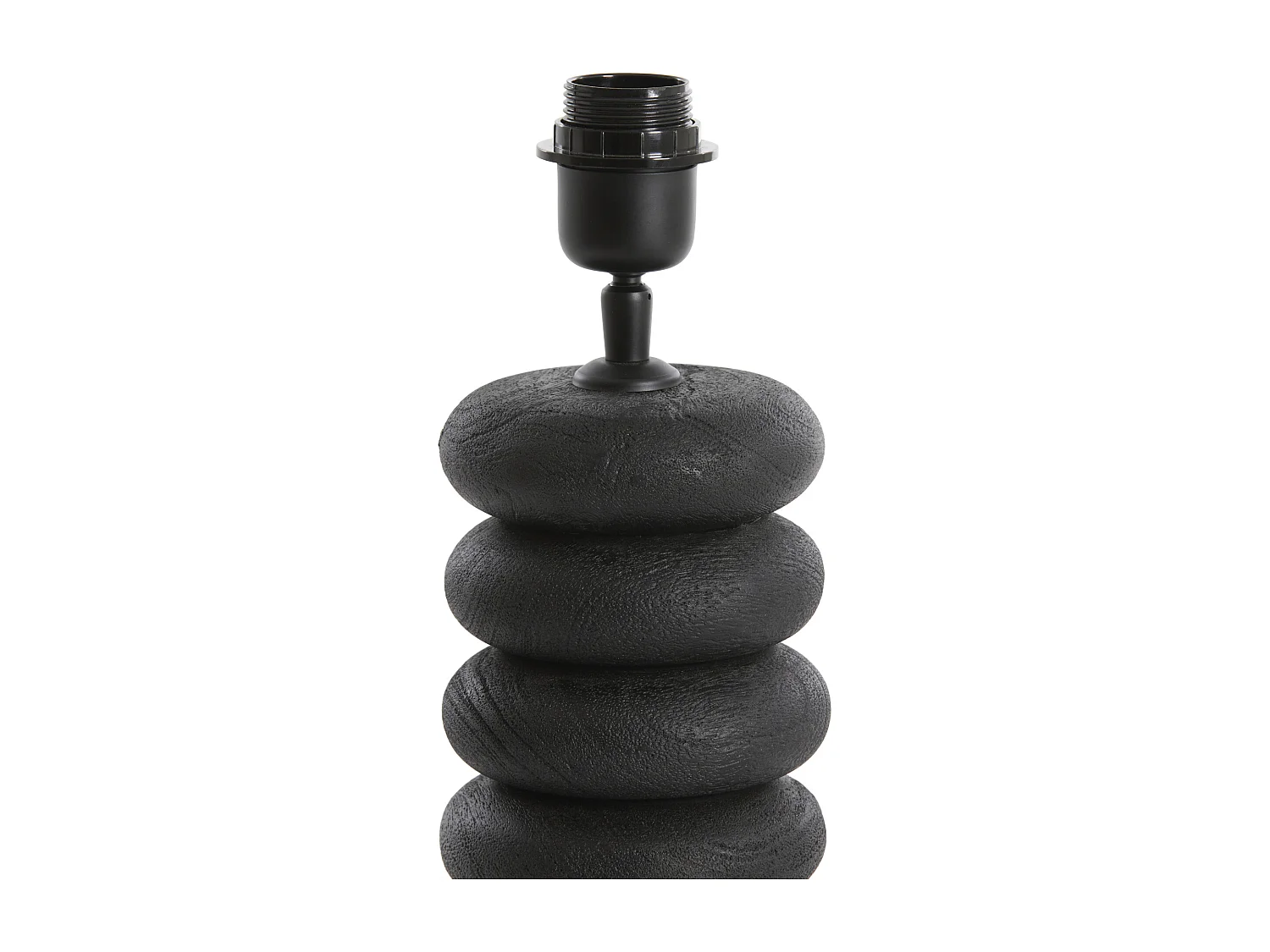 Pied de lampe BUDONGO - Ø12x21cm - Noir