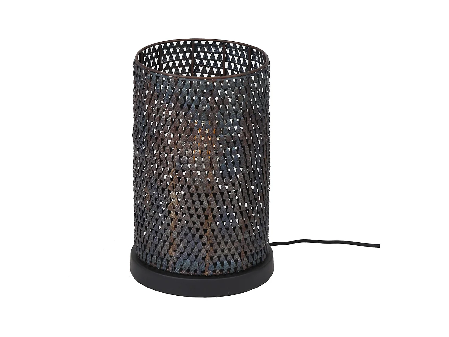 Tischlampe Armor Tube - Grau - Industriell