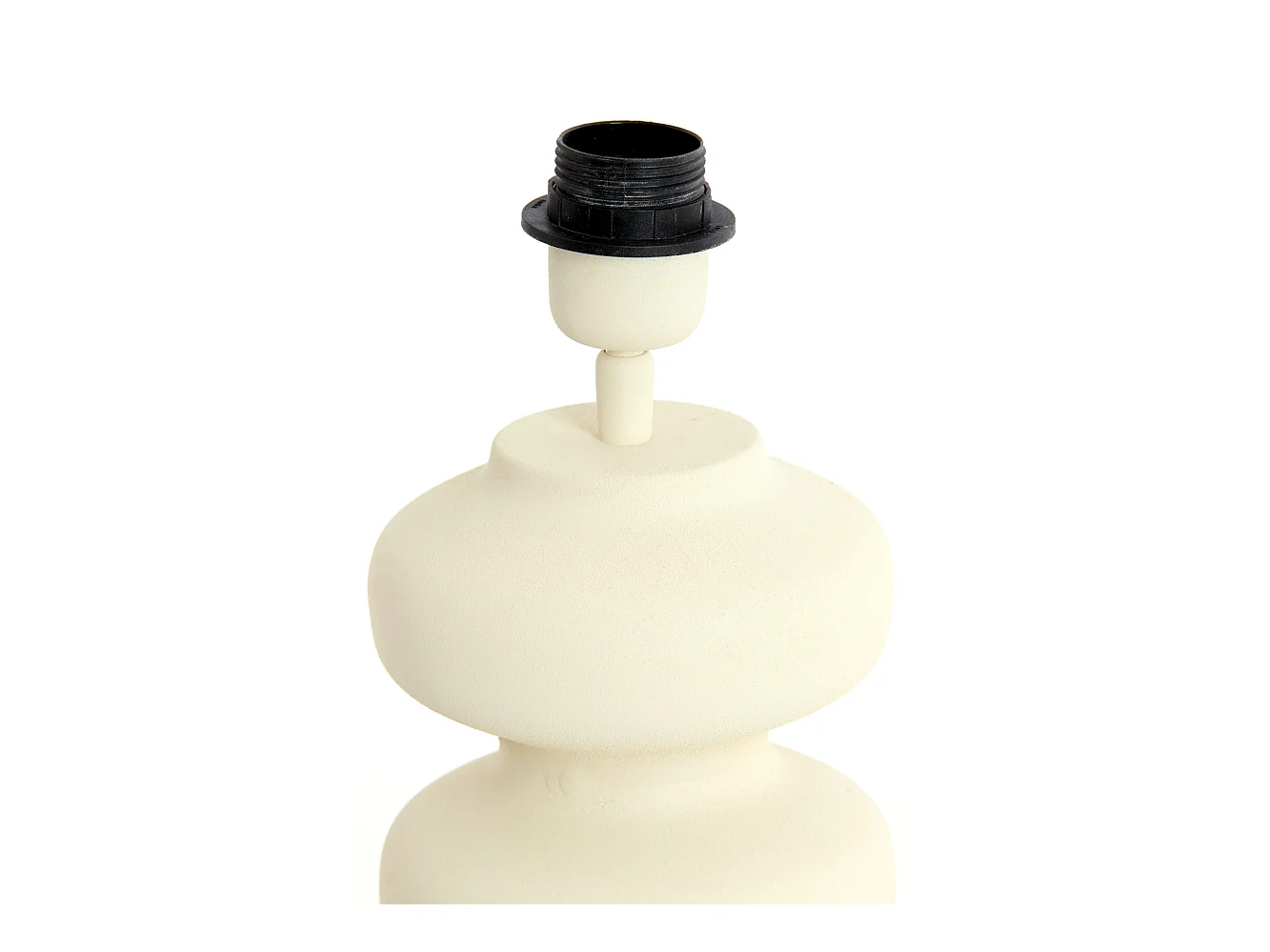 Pied de lampe SOROCA - Ø15x24cm - Blanc