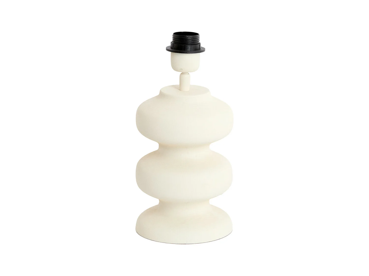 Pied de lampe SOROCA - Ø15x24cm - Blanc