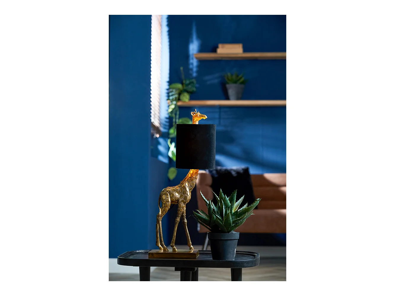 Lampe de table GIRAFE - 26x16x61cm - Bronze