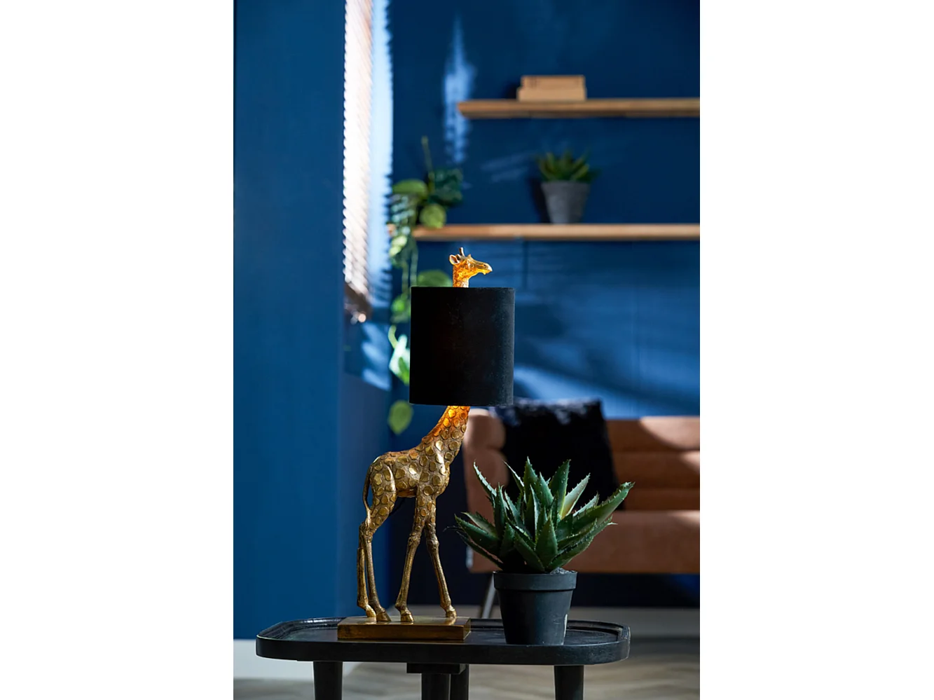 Lampe de table GIRAFE - 26x16x61cm - Bronze