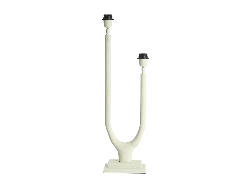 Pied de lampe GAVI - 20x11x65cm - Blanc