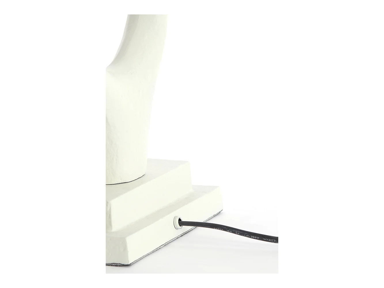 Pied de lampe GAVI - 20x11x65cm - Blanc