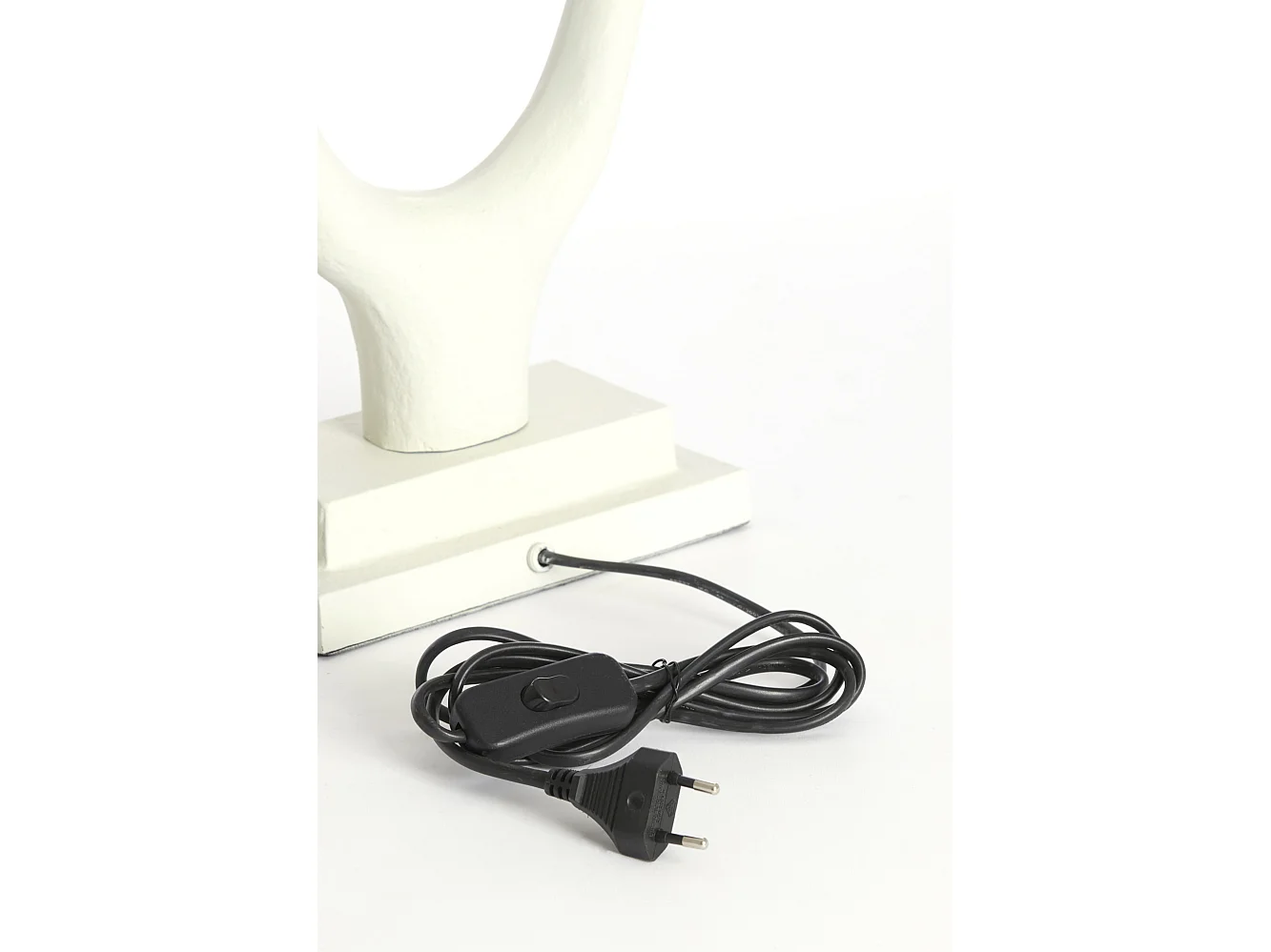 Pied de lampe GAVI - 20x11x65cm - Blanc