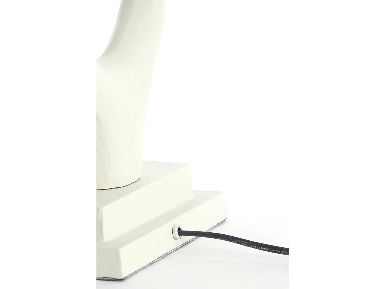 Base de lámpara GAVI - 20x11x65cm - Blanco