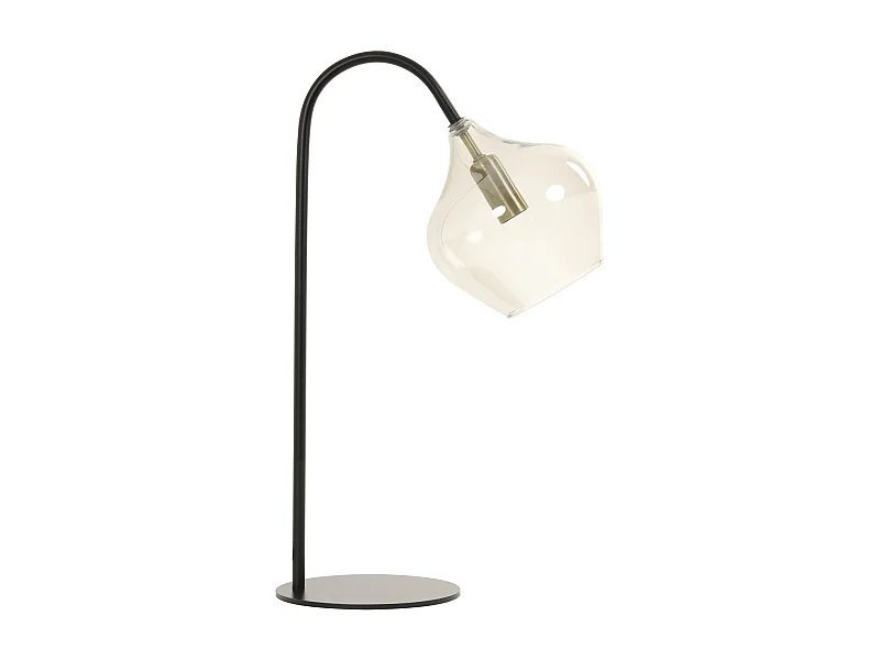 Lampe de table RAKEL - 28x17x50,5cm - Noir