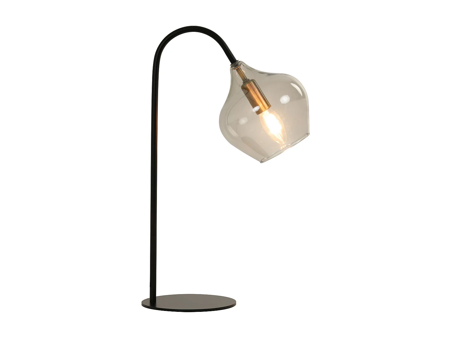 Lampe de table RAKEL - 28x17x50,5cm - Noir