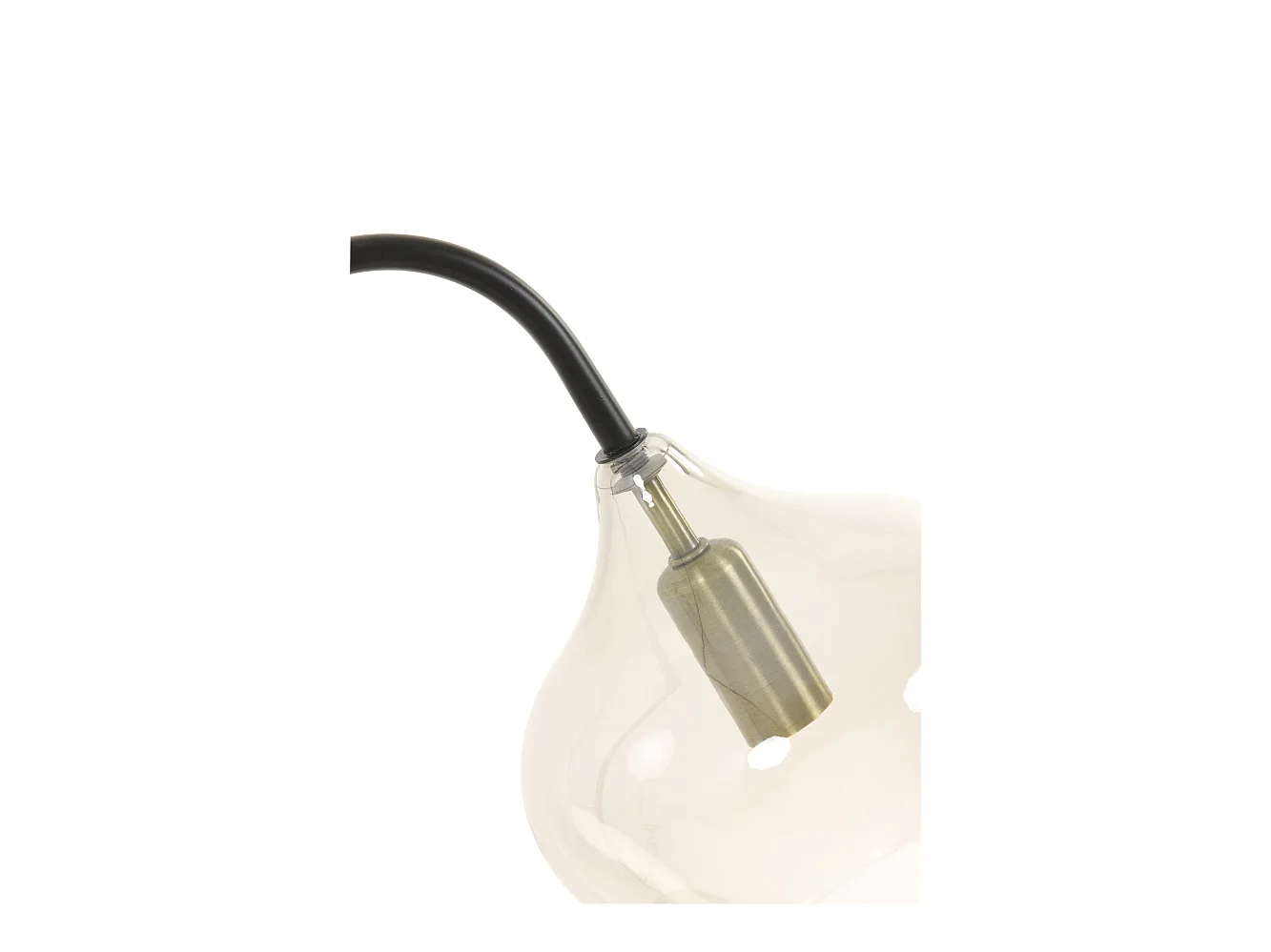 Tischlampe RAKEL - 28x17x50,5cm - Schwarz