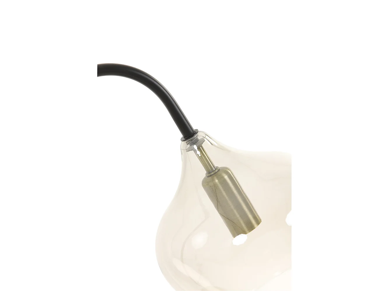 Tafellamp RAKEL - 28x17x50.5cm - Zwart