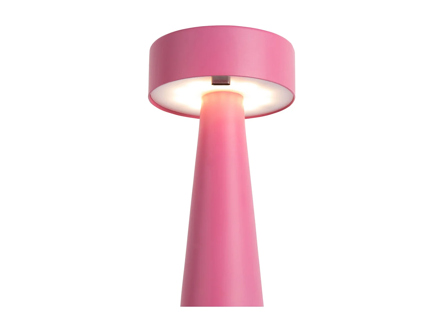 Tischlampe Mini LED Ring - Hellrosa