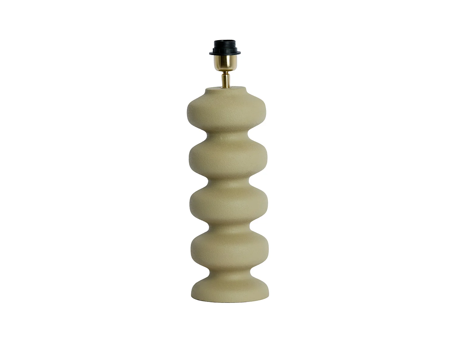 Pied de lampe SOROCA - Ø15x42cm - Marron