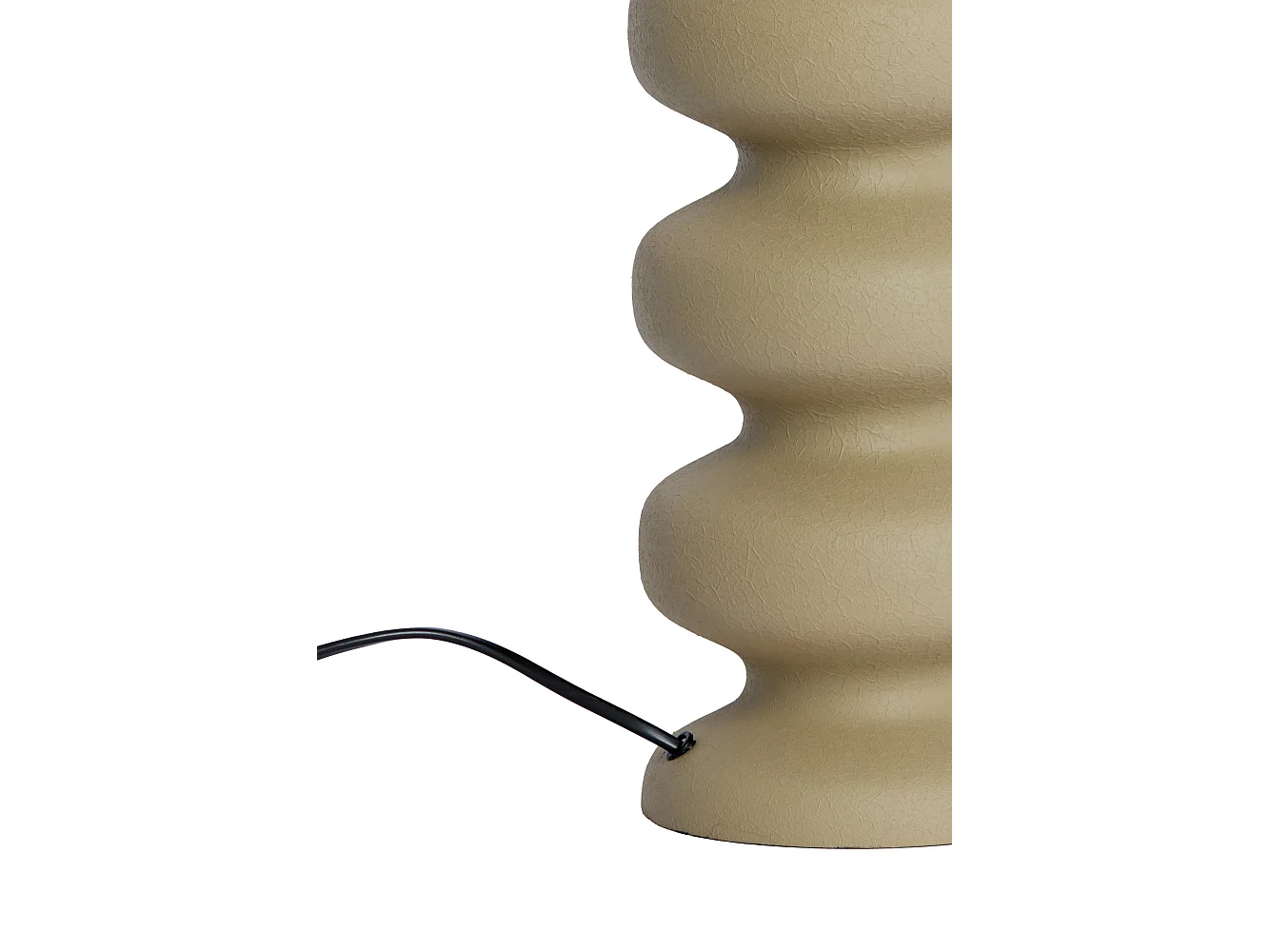 Pied de lampe SOROCA - Ø15x42cm - Marron