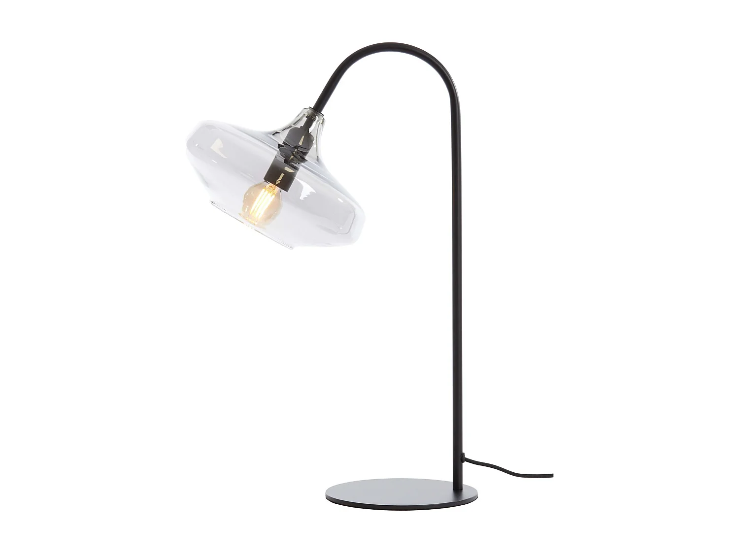 Tafellamp SOLNA - 31x22x50cm - Zwart