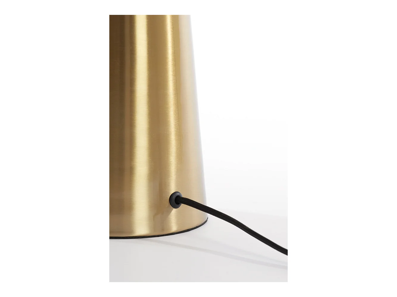 Tafellamp PLEAT - Ø30x45cm - Bruin