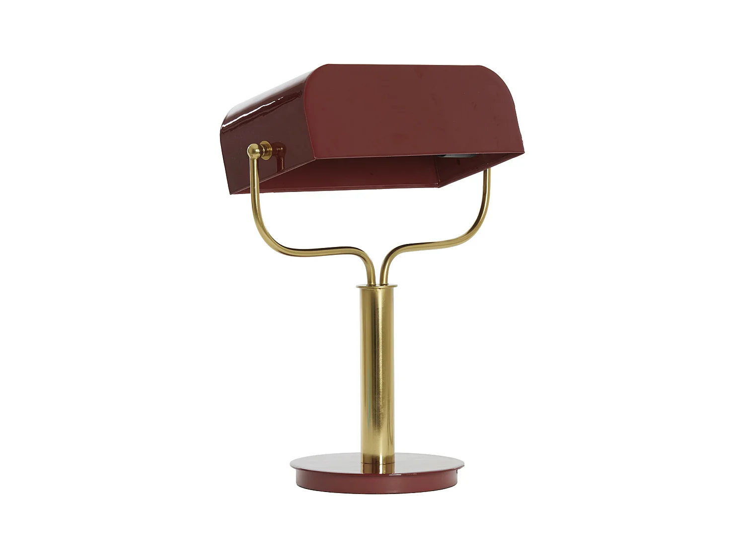 Lampe de table AYER - 37x14x43cm - Rouge