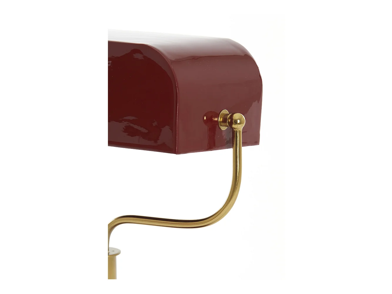 Lampe de table AYER - 37x14x43cm - Rouge