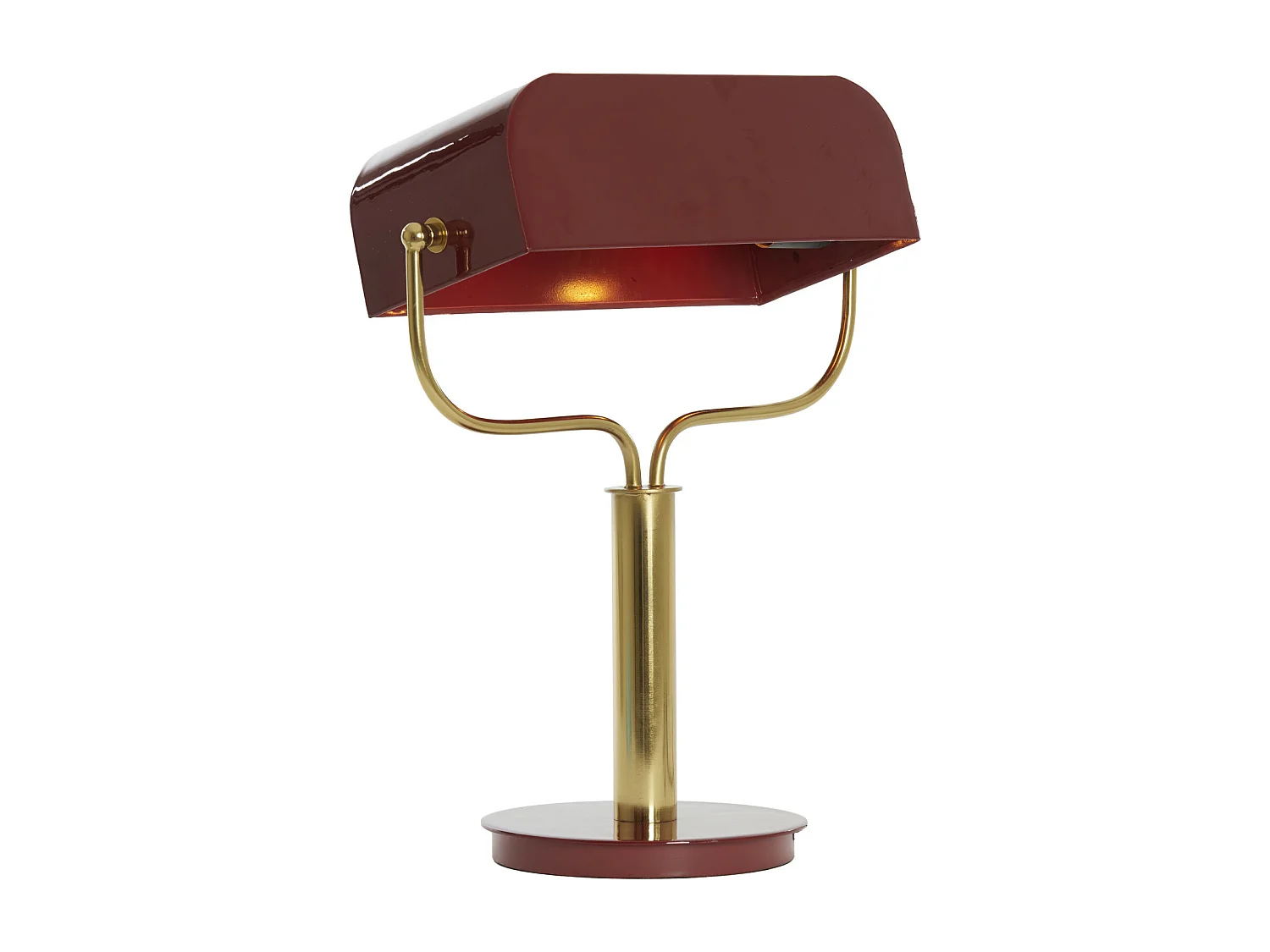 Lampe de table AYER - 37x14x43cm - Rouge