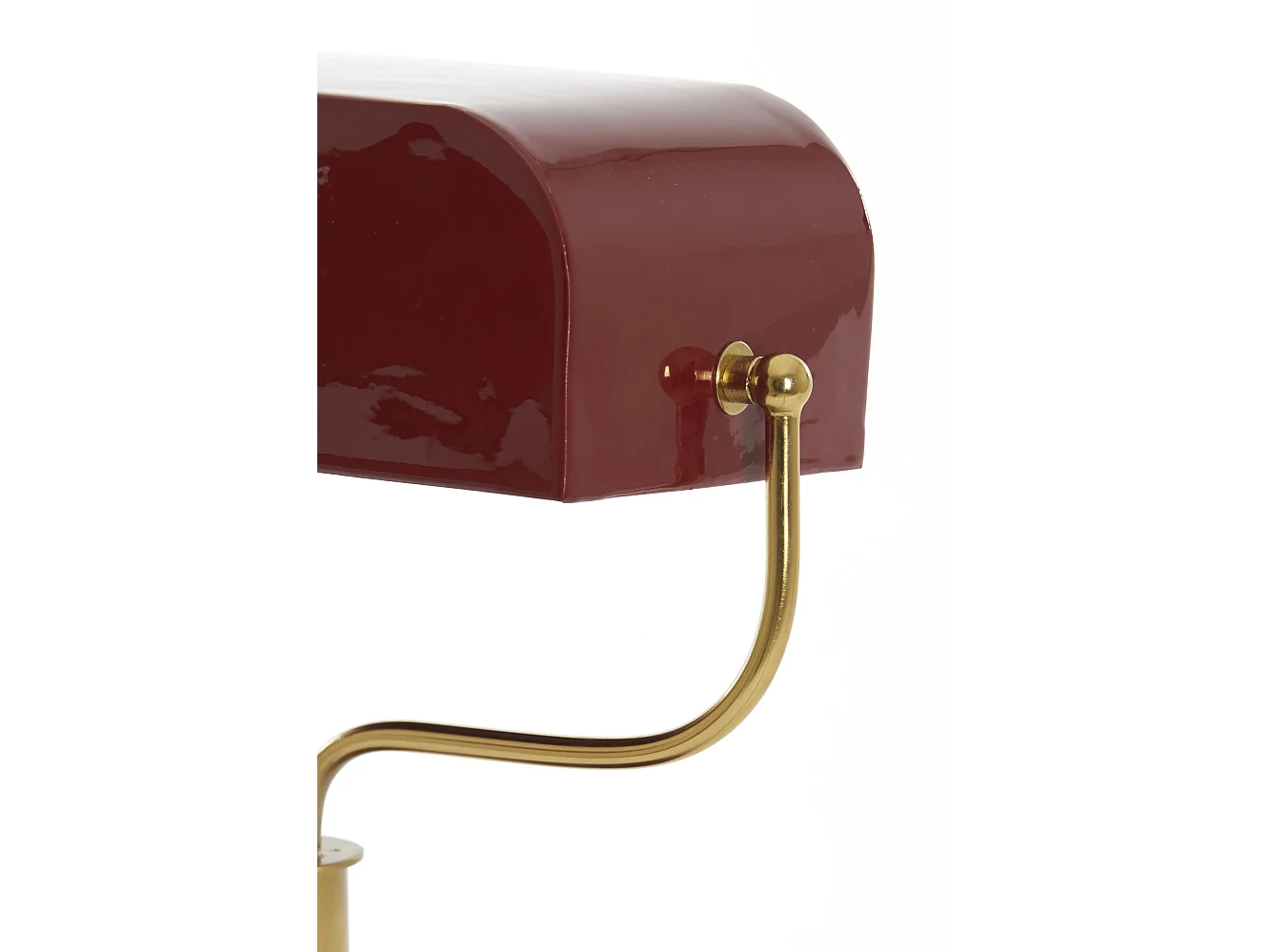 Lampe de table AYER - 37x14x43cm - Rouge