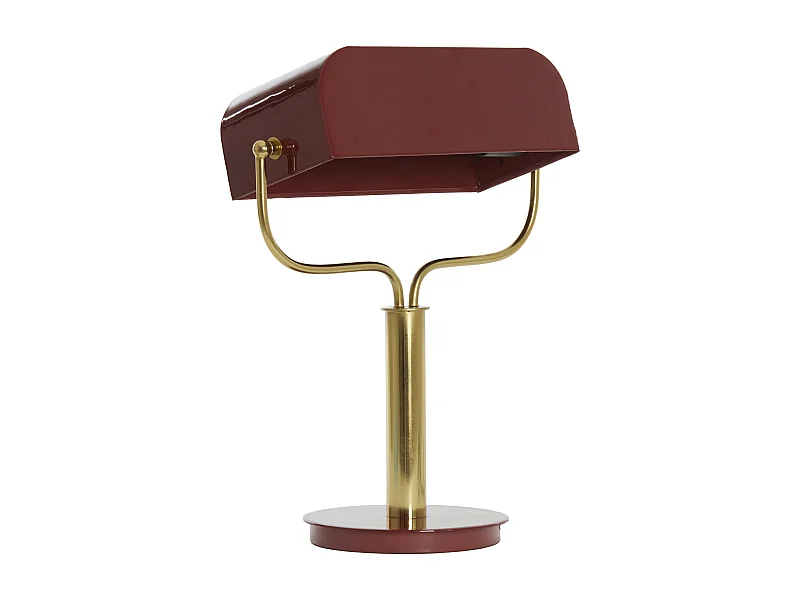 Lampe de table AYER - 37x14x43cm - Rouge